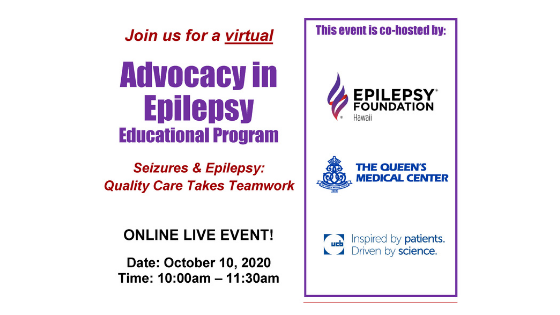 Advocacy in Epilepsy Educational Program – Hawaii